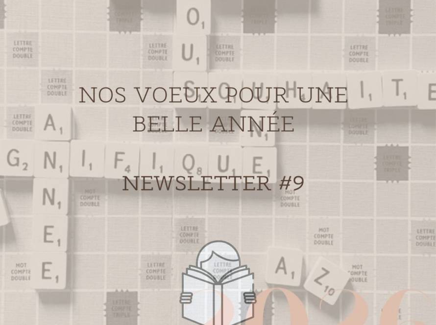 illustration représentant Novart vous souhaite une magnifique année en Scrabble